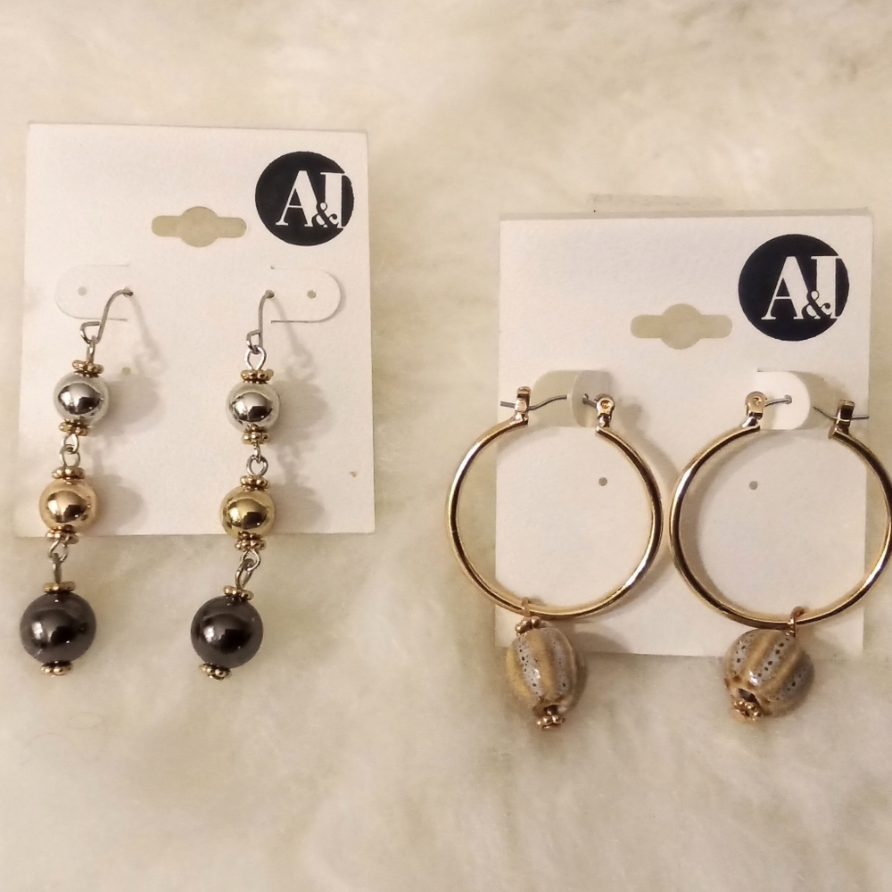 A & I Earrings - Set of 2 NWT